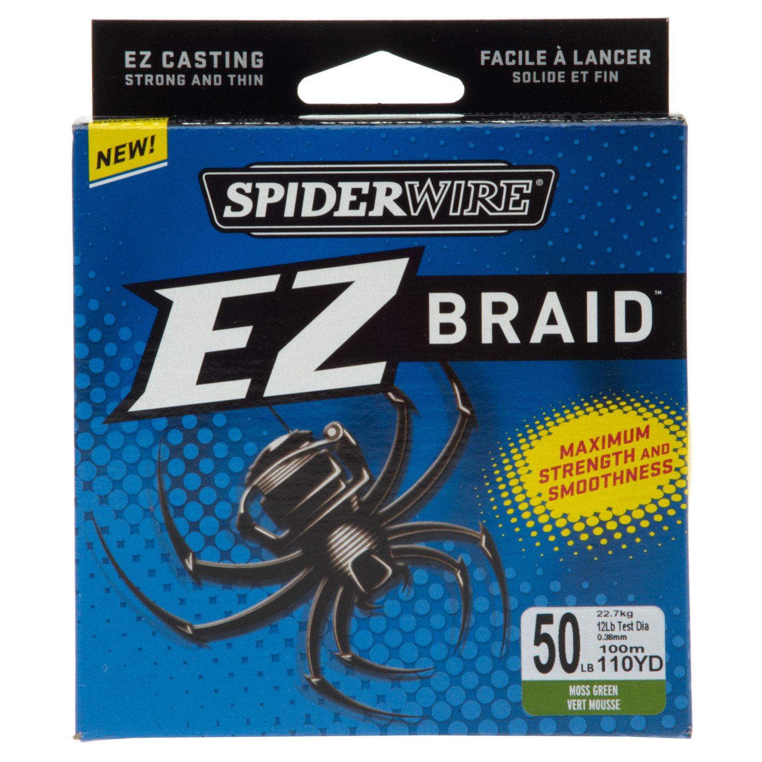 Spiderwire® EZ BRAID™ 50 lb. - 110 yards Braided Fishing Line
