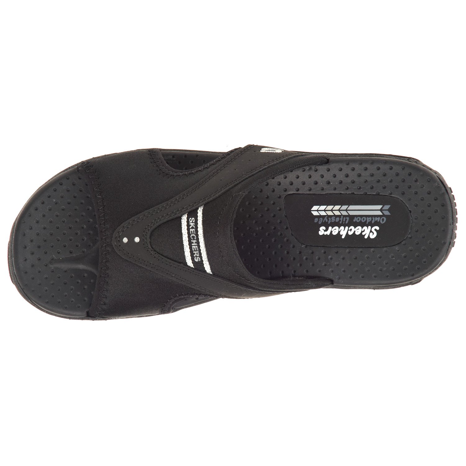 SKECHERS Women's Reggae Sun Fest Slide Sandals thumbnail