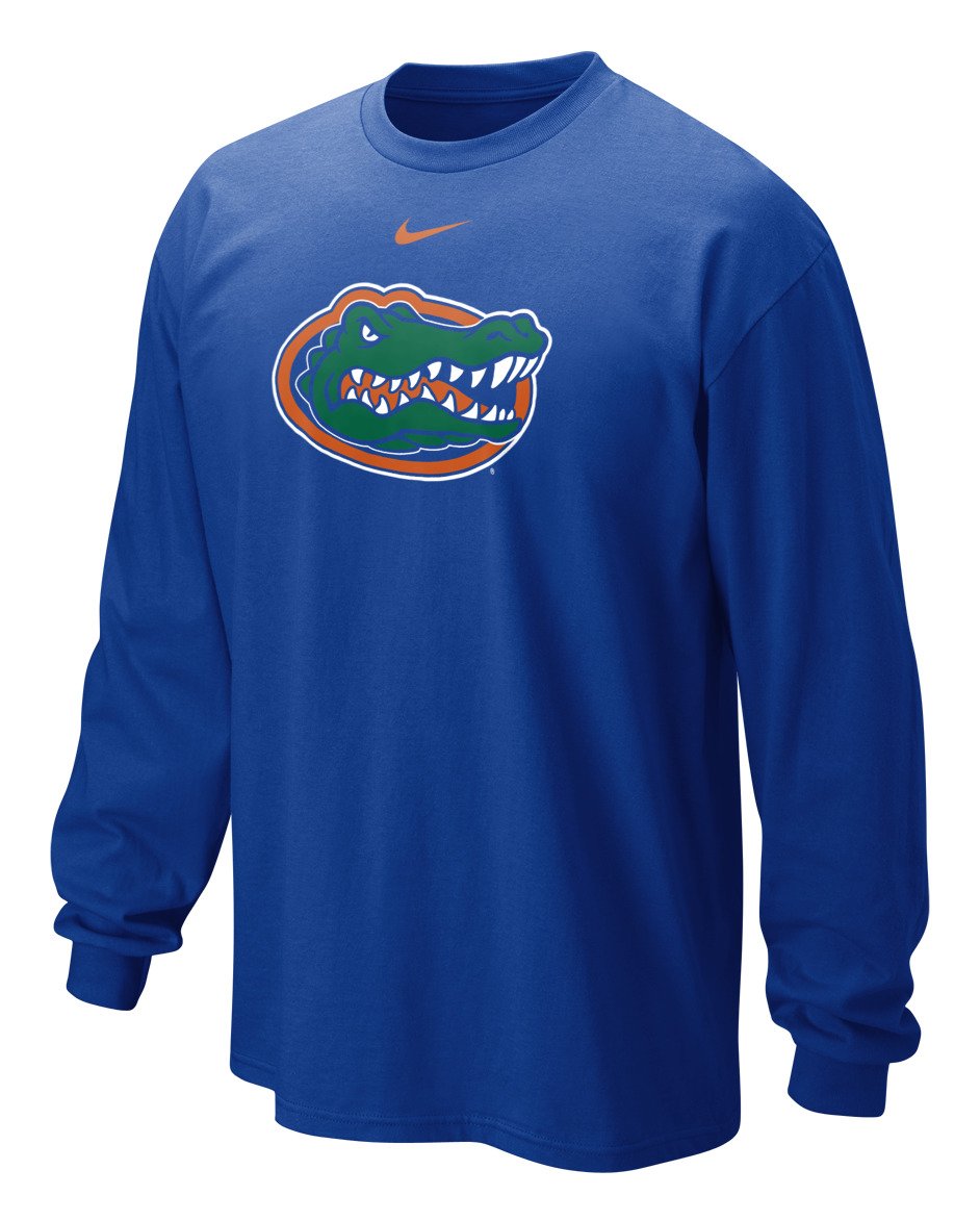 Nike Men's University of Florida Long Sleeve Classic Logo T-shirt