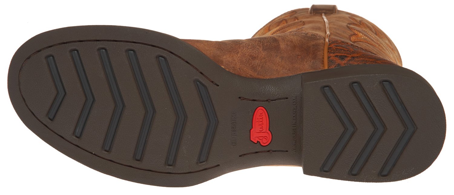 Justin Men's Stampede Counter Cowboy Boots thumbnail