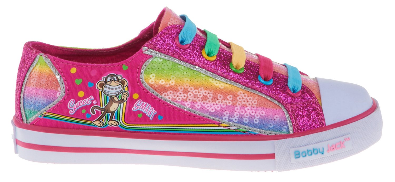 Bobby Jack Girls' Sequin Sweet + Smart Athletic Lifestyle Shoes