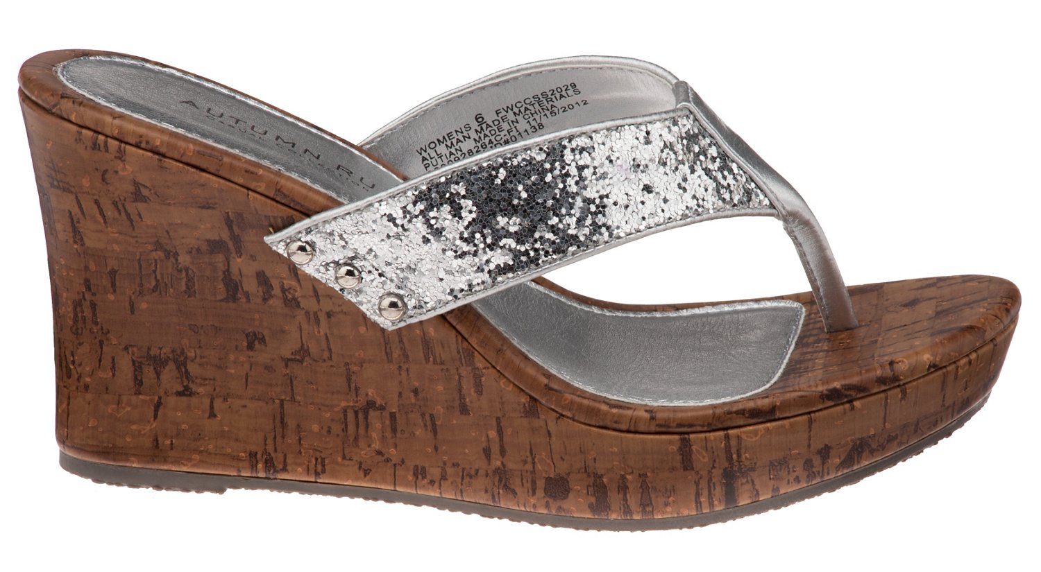 Autumn Run® Women's Glitter Wedges thumbnail