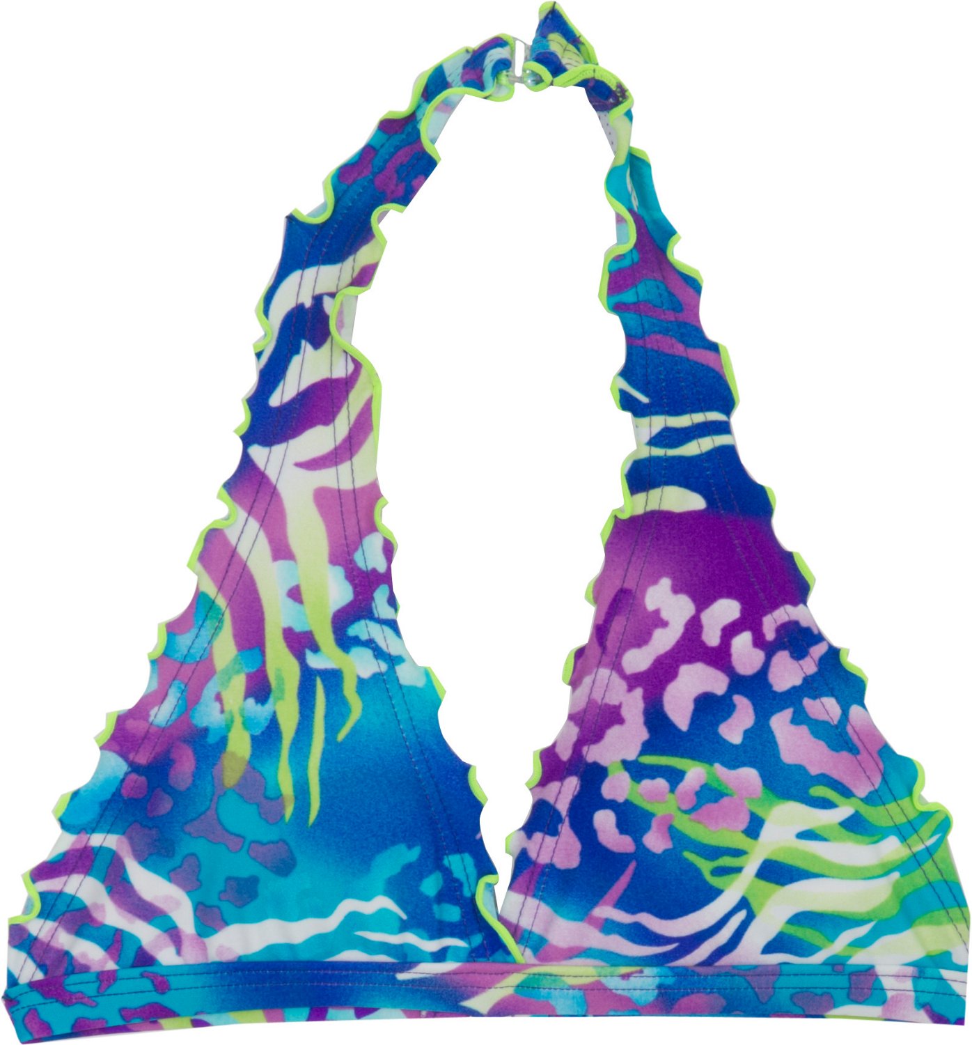 Malibu Girls' Congo Merrow Edge Halterkini
