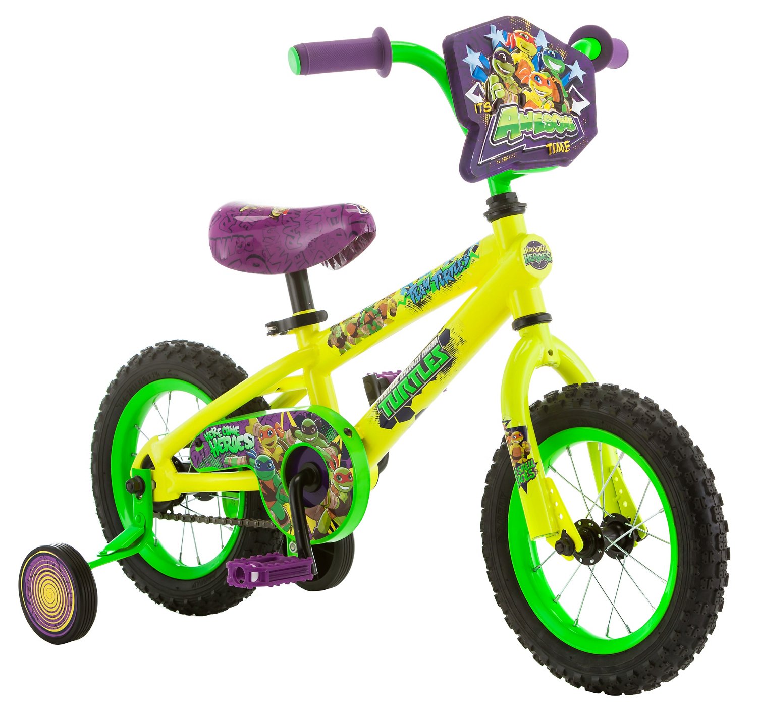 ninja turtle bike with training wheels