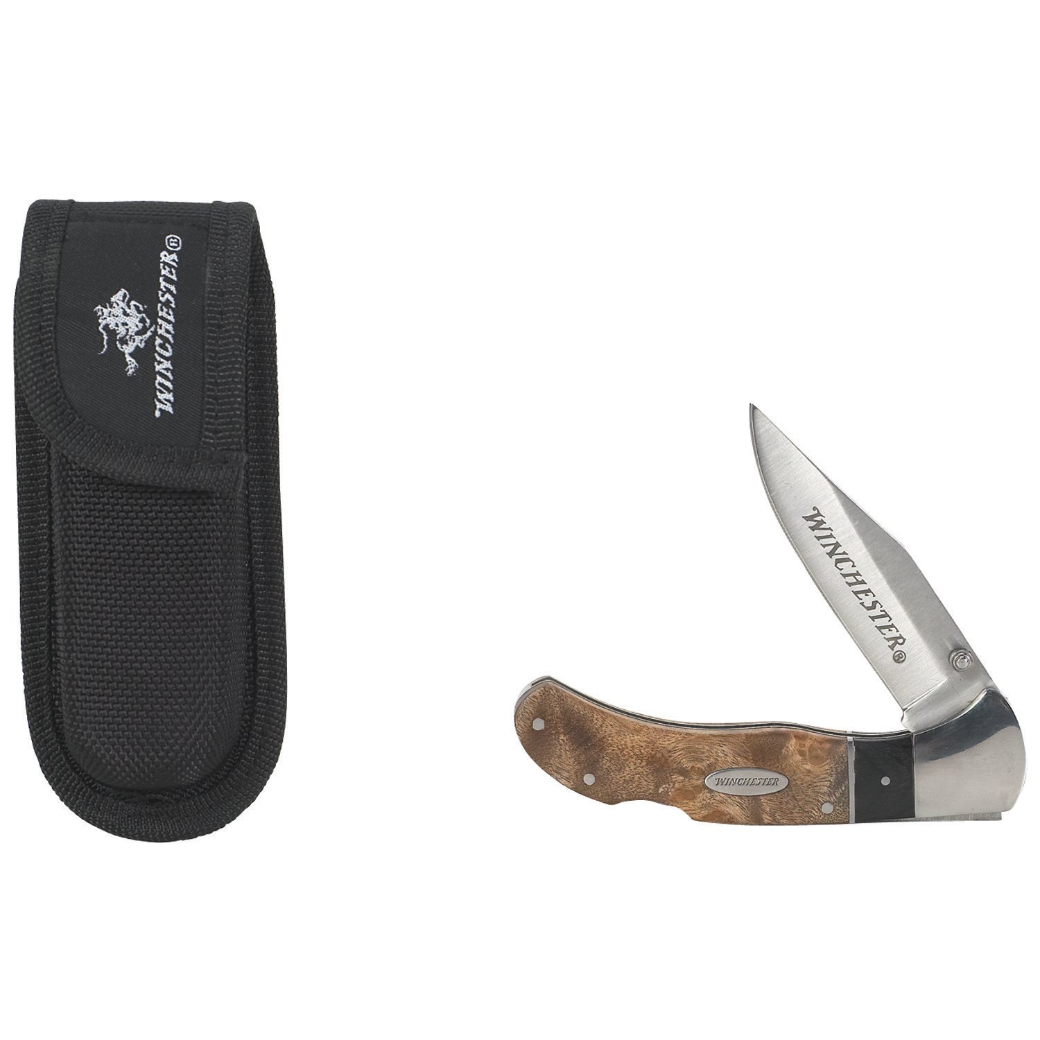Winchester Burl Wood Folding Knife