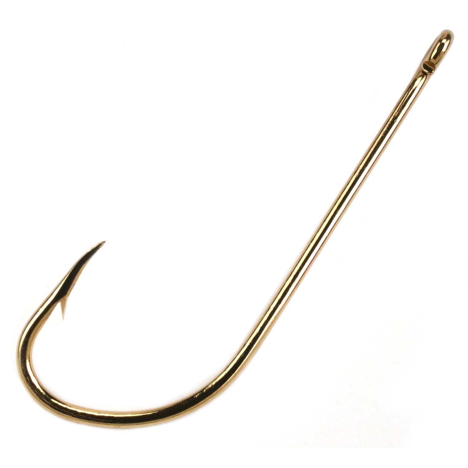 Eagle Claw Gold Fin Single Hooks 8-Pack