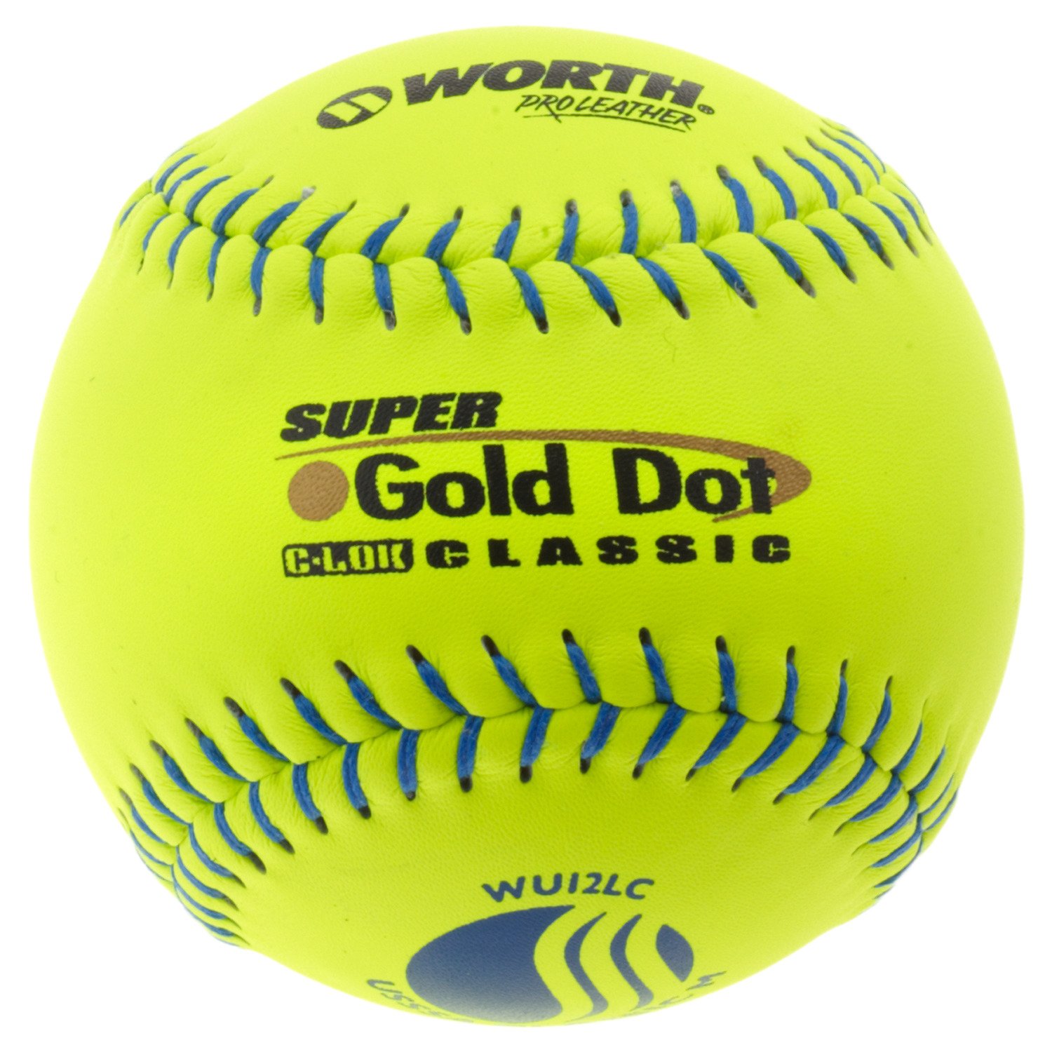 Worth USSSA 12" Super Gold Dot Slow-Pitch Softball