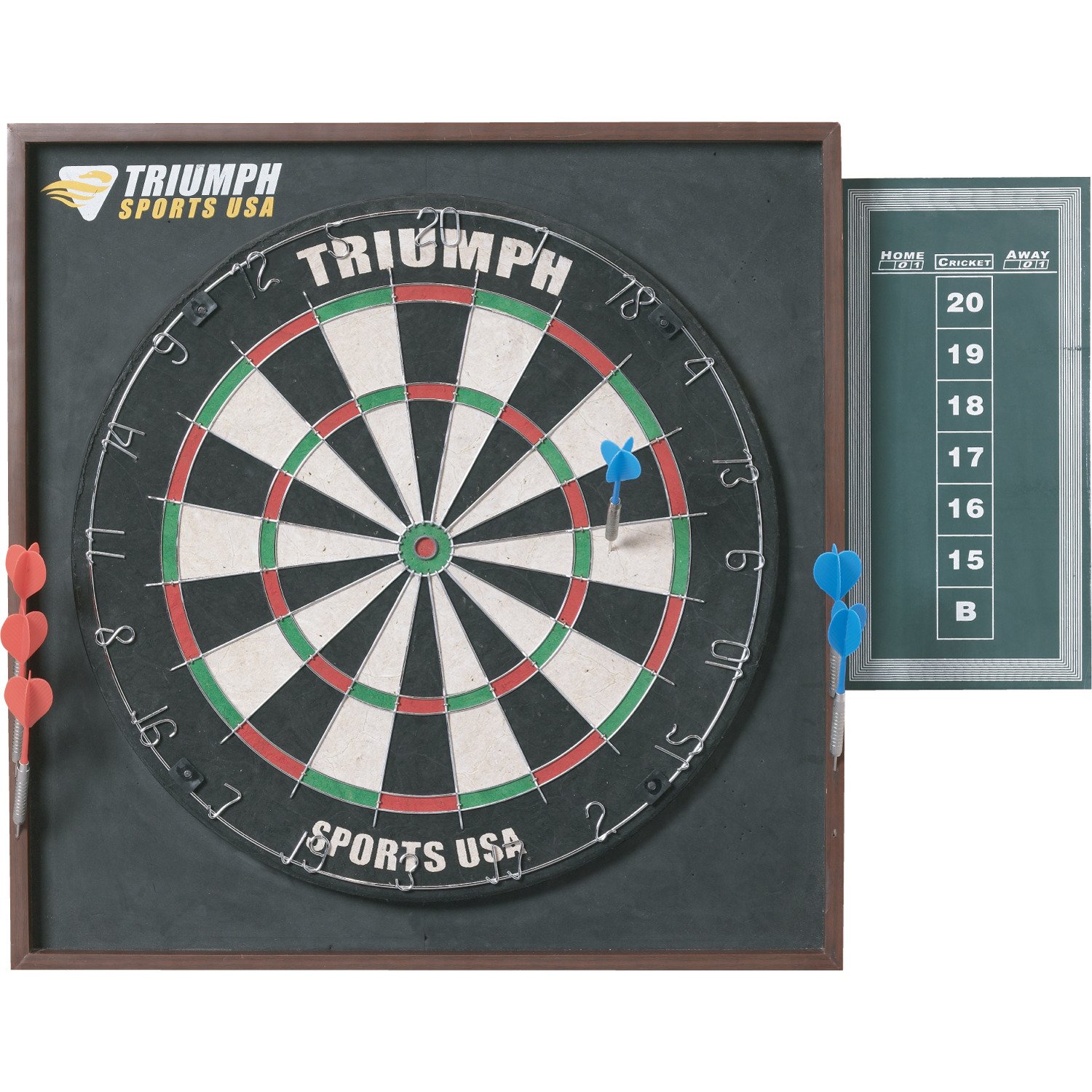 Triumph Sports USA Deluxe Backboard Combo Unit Advantage Dart Center