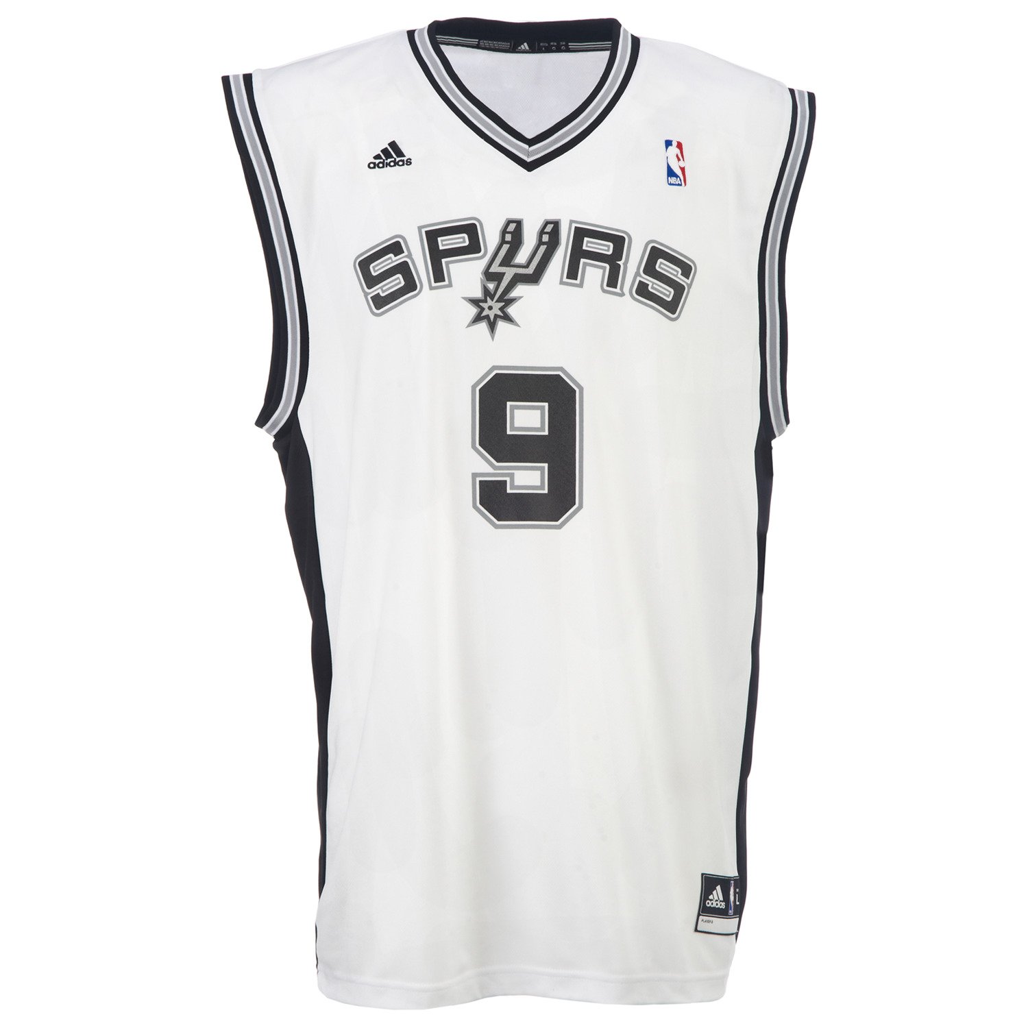 adidas Men's San Antonio Spurs Tony Parker #9 Revolution 30 Replica Jersey