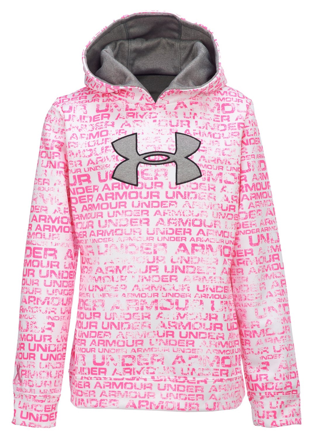 Under Armour® Girls' ColdGear® Power in Pink Hoodie