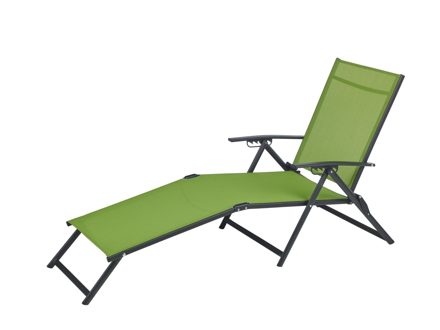 Mosaic Folding Sling Chaise Lounge