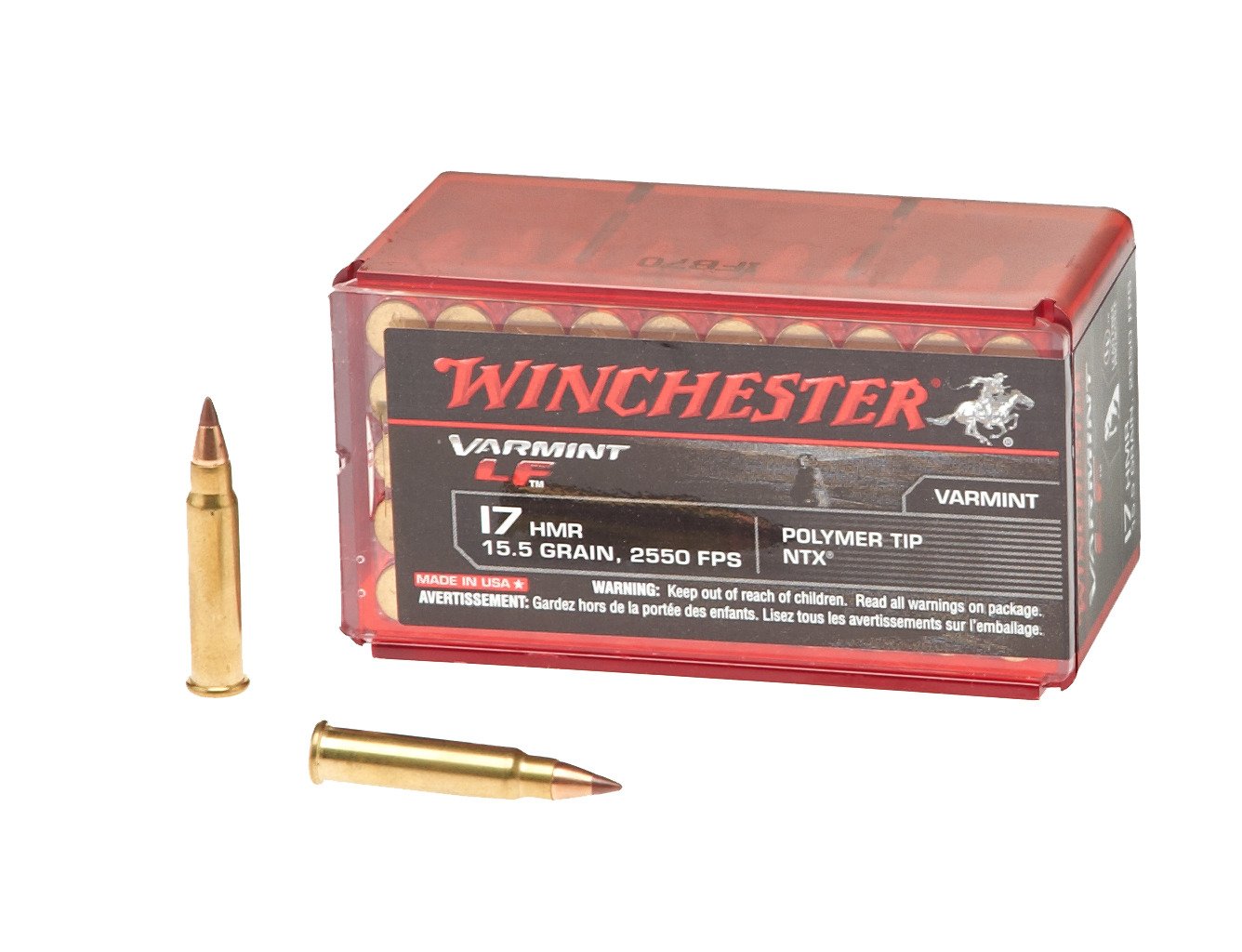 Winchester Varmint LF .17 HMR 15.5-Grain Rimfire Ammunition