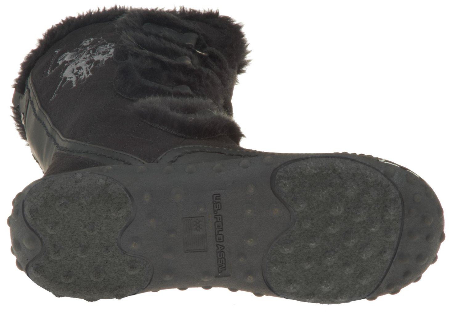 U.S. Polo Girls' Microfiber Boots thumbnail