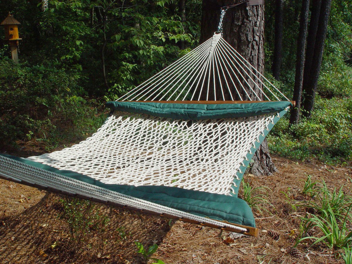 CastAway by Pawleys Island Deluxe Cotton Rope Hammock thumbnail