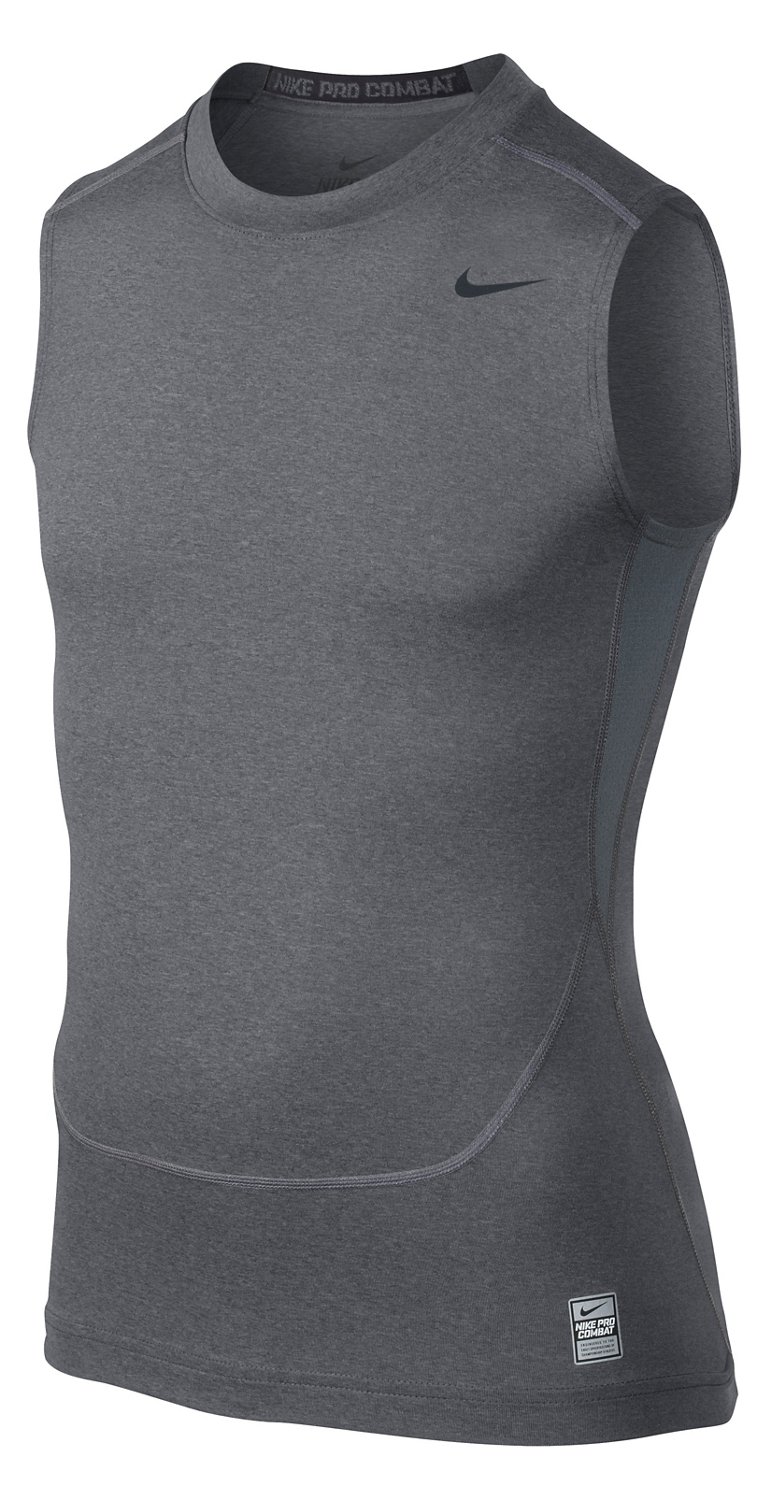 Nike Boys' Pro Combat Core Compression Sleeveless T-shirt