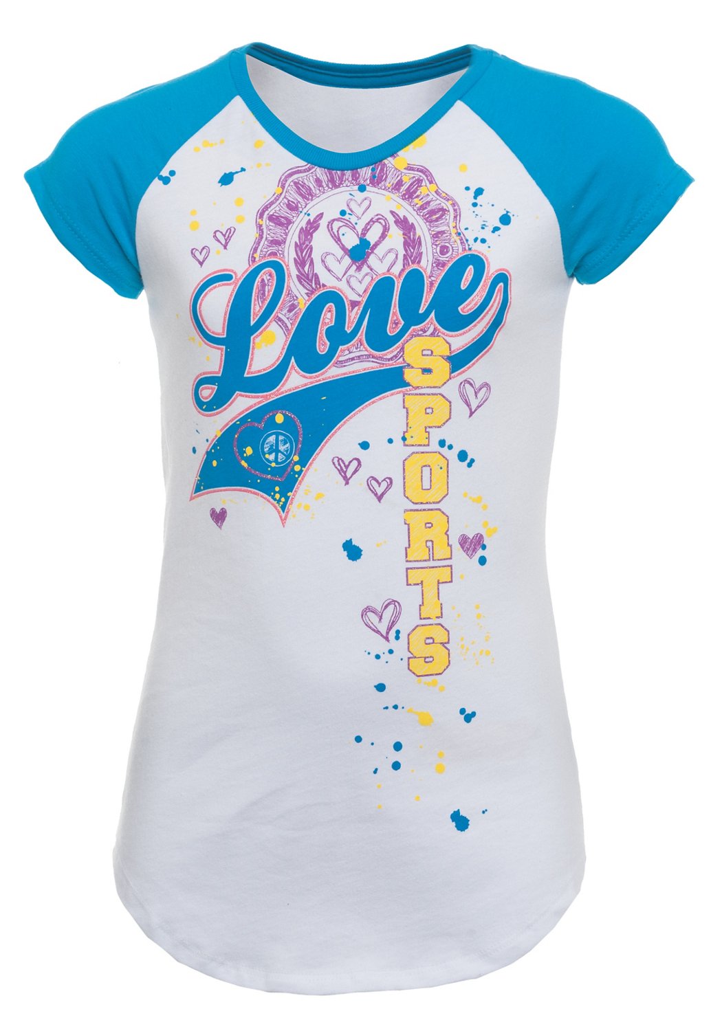 BCG Girls' Colorblock Raglan Short Sleeve T-shirt