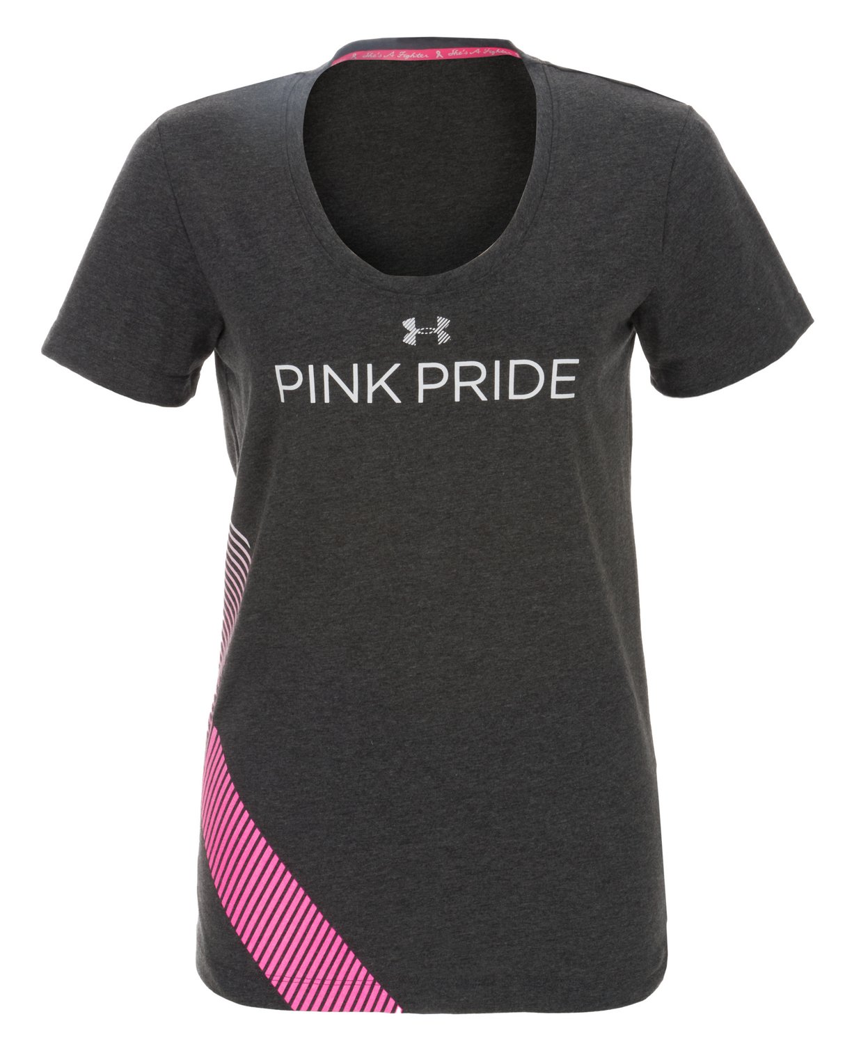 Under Armour® Women's Power In Pink Ribbon Short Sleeve V-neck T-shirt