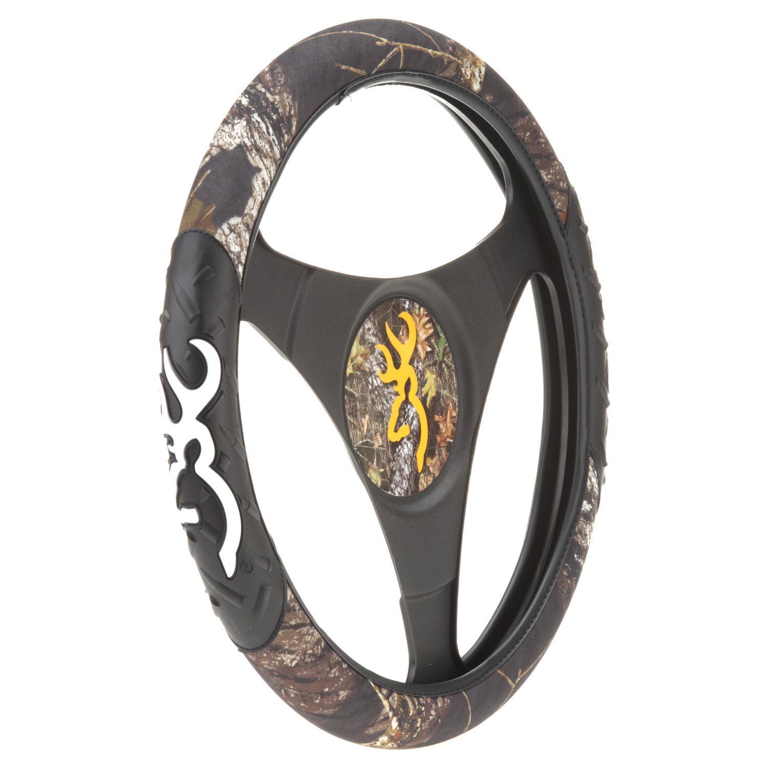 Browning Mossy Oak New Break-Up® Buckmark Steering Wheel Cover