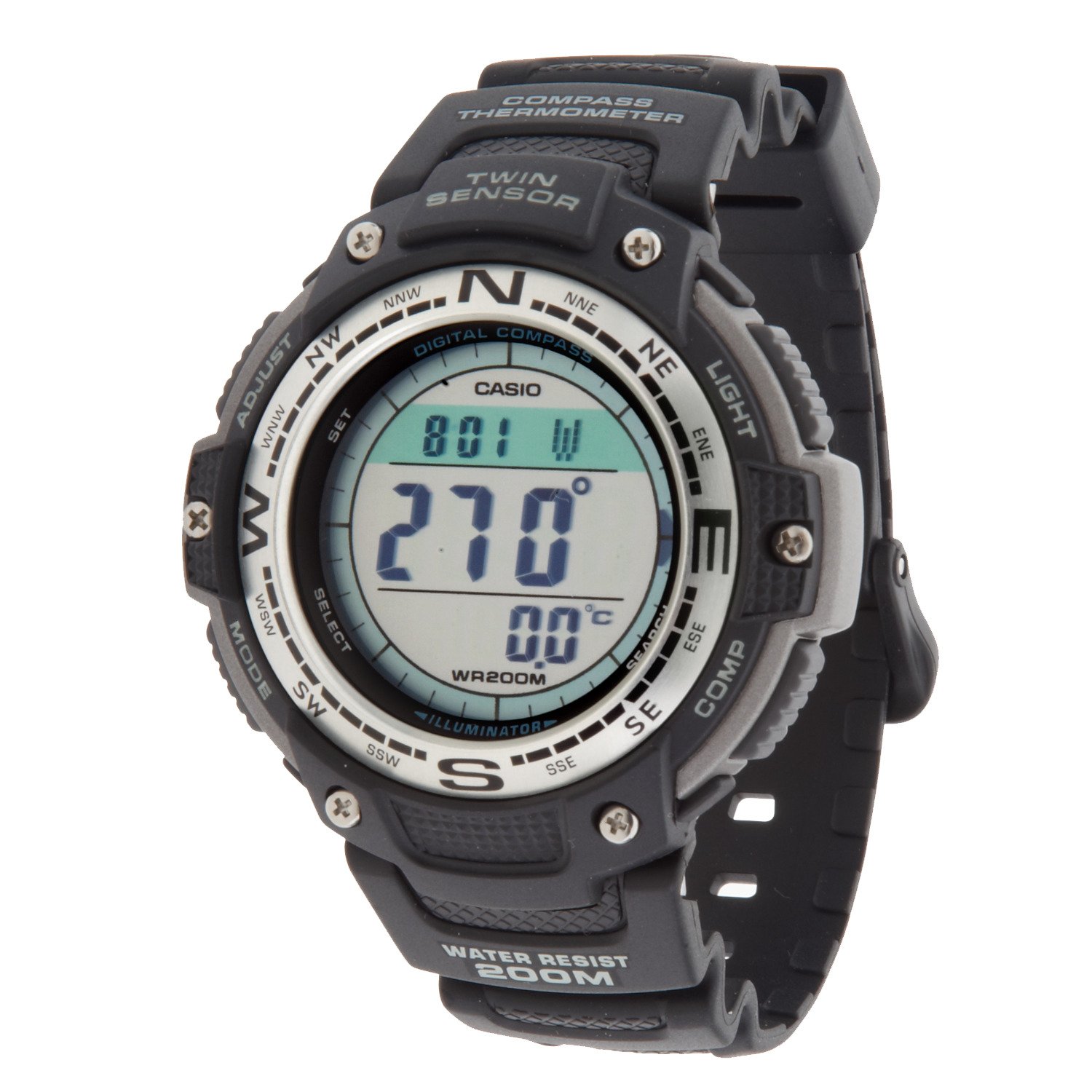 Casio Men's Digital Compass Twin Sensor Watch