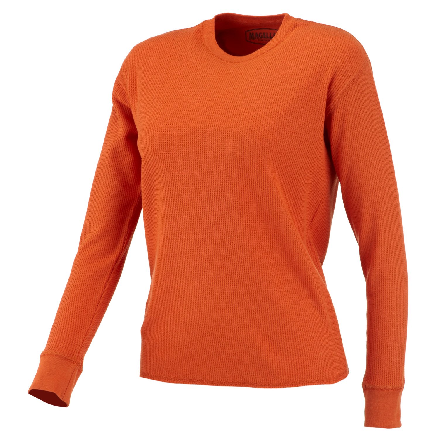 Magellan Outdoors Boys' Long-Sleeve Solid Thermal Crew-Neck T-Shirt