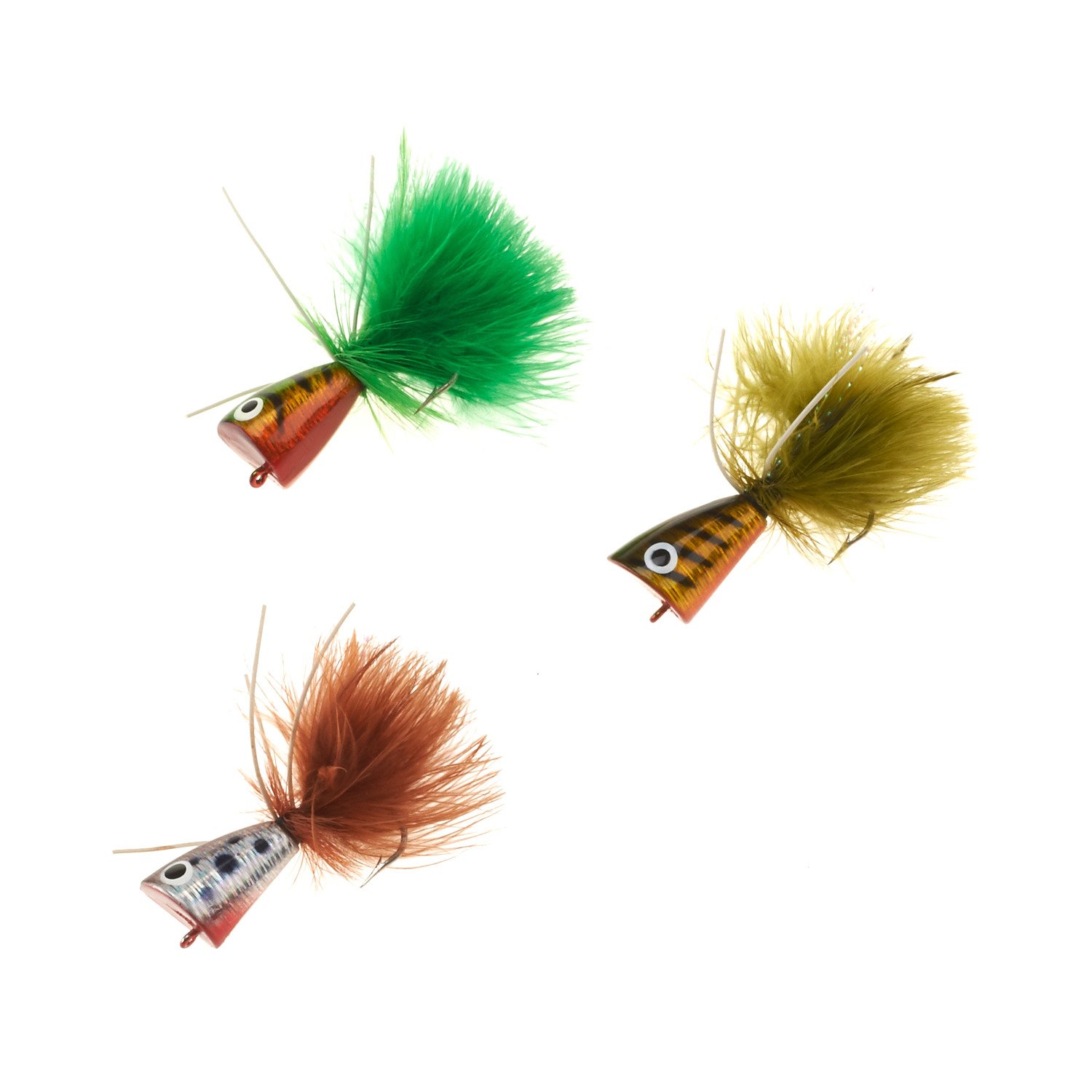 Culprit Panfish Series Prism Poppers 3-Pack