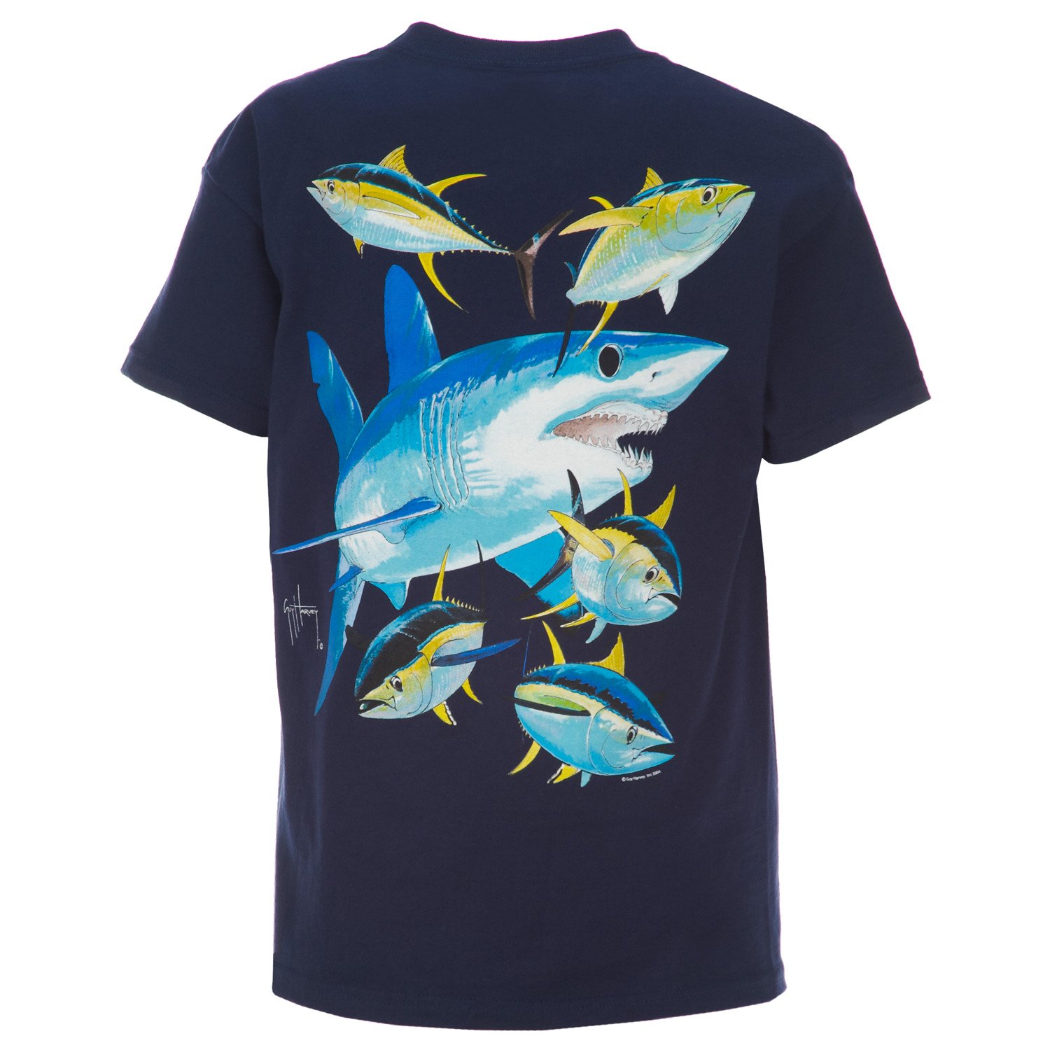 Guy Harvey Boys' Mako Shark T-shirt