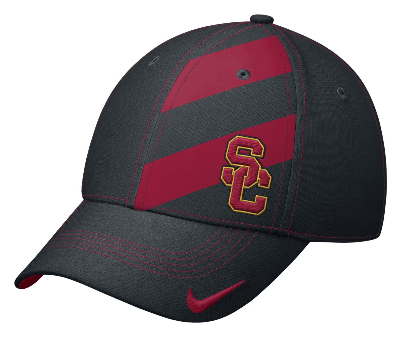 Nike Men's University of Southern California Dri-FIT Legacy91 Players Swoosh Flex Cap