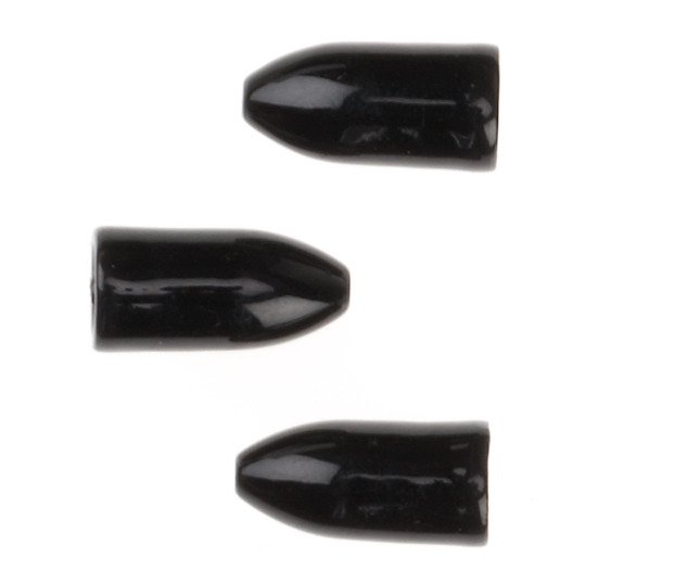 H2O XPRESS Black Tungsten 3/8 oz. Worm Weights 3-Pack