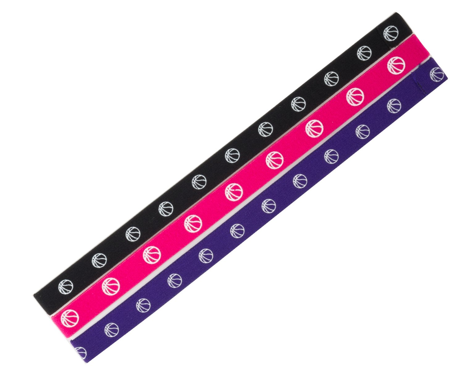 Soffe Basketball Headbands 3-Pack