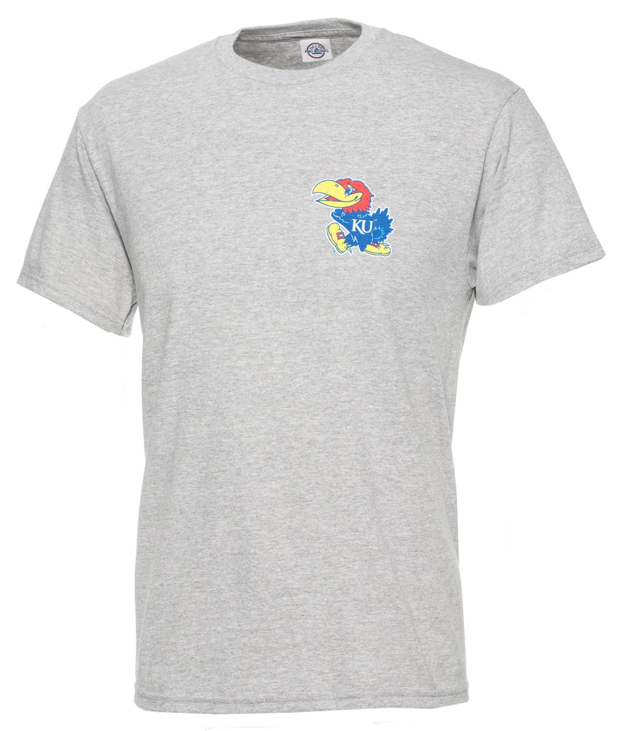 New World Graphics Adults' University of Kansas Distress Name T-shirt thumbnail
