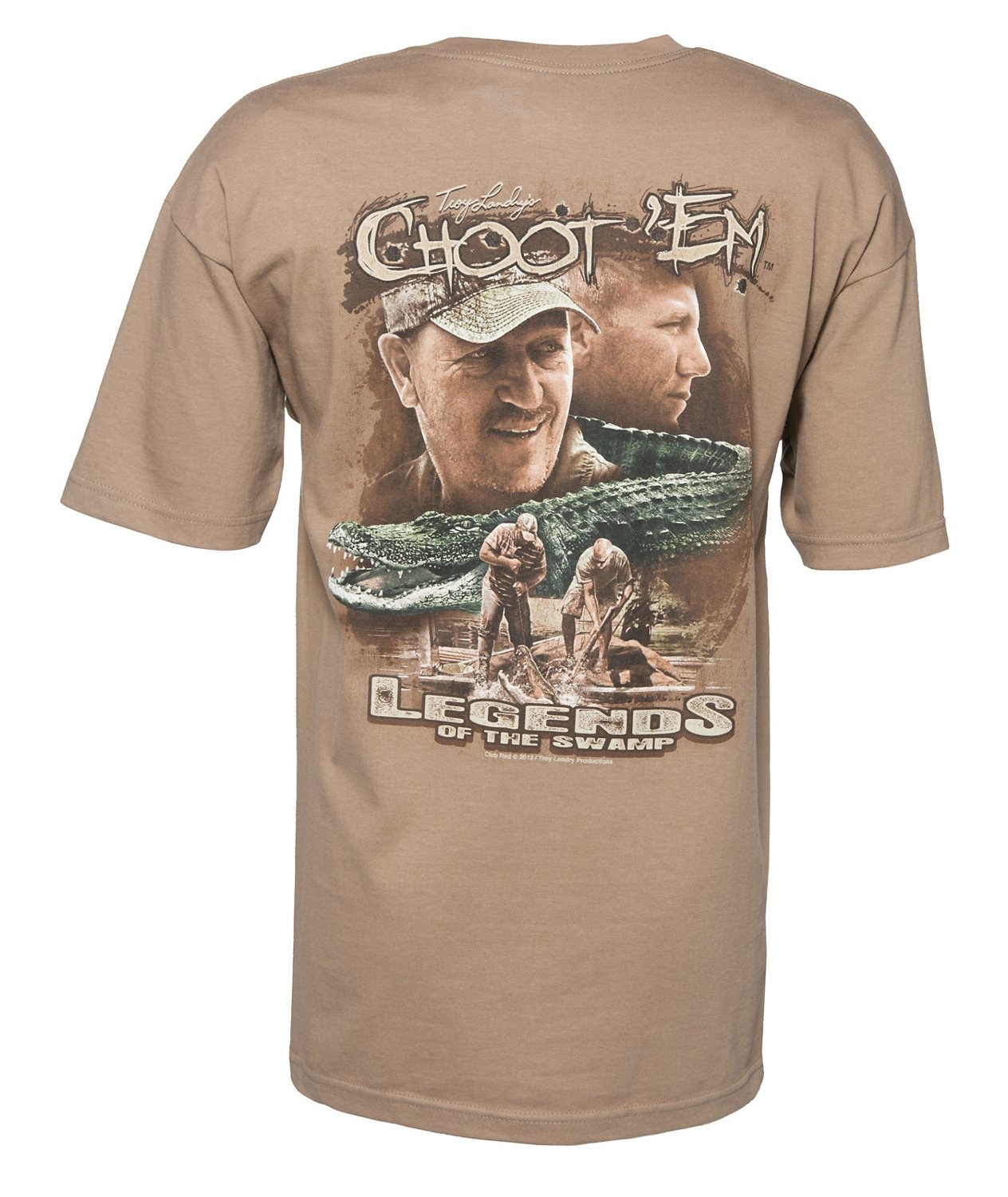 Club Red Men's Troy Landry Choot 'Em! Tree Shawka Short Sleeve T-shirt
