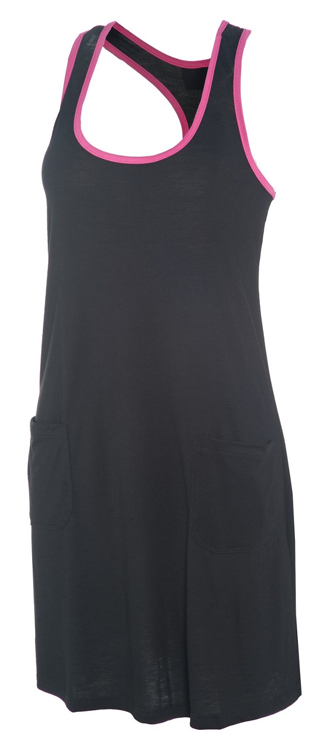 Malibu Women's Wearabouts Solid Tank Dress Cover Up thumbnail