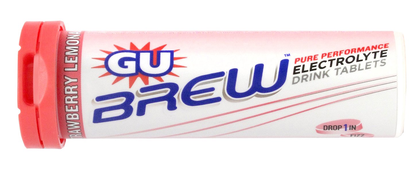 GU Brew Lemon Lime Electrolyte Tabs 12-Pack