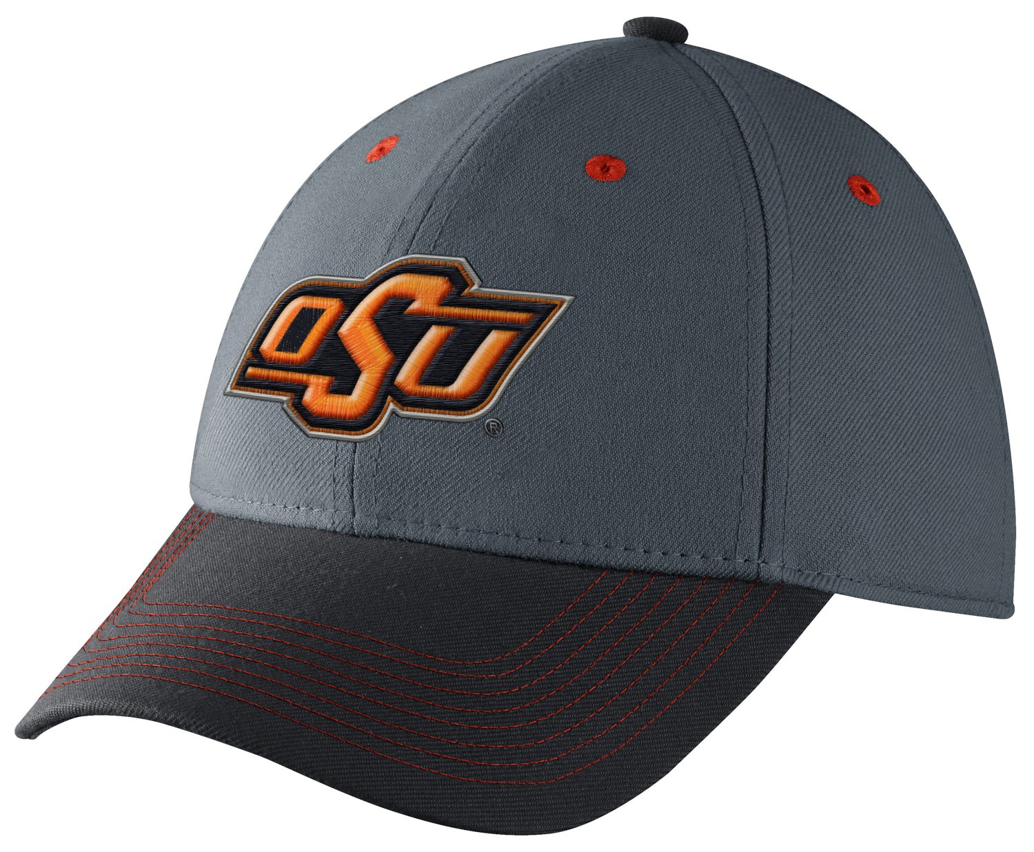 Nike Men's Oklahoma State University Dri-FIT Fan Seasonal Legacy 91 Swoosh Flex Cap