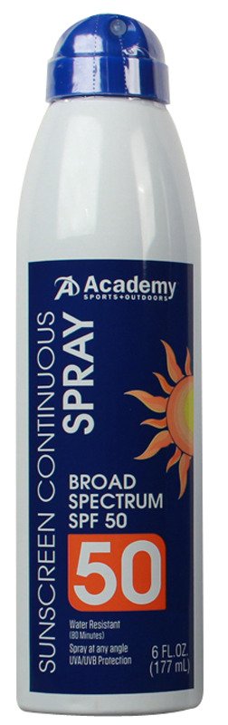 Academy Sports + Outdoors 6 oz. SPF 50 Continuous Spray Sunscreen