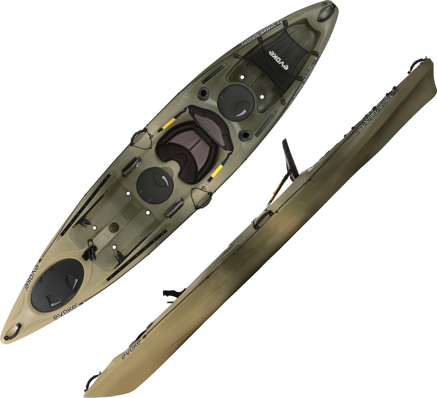 Evoke Navigator 120 12 ft SitOnTop Fishing Kayak Academy