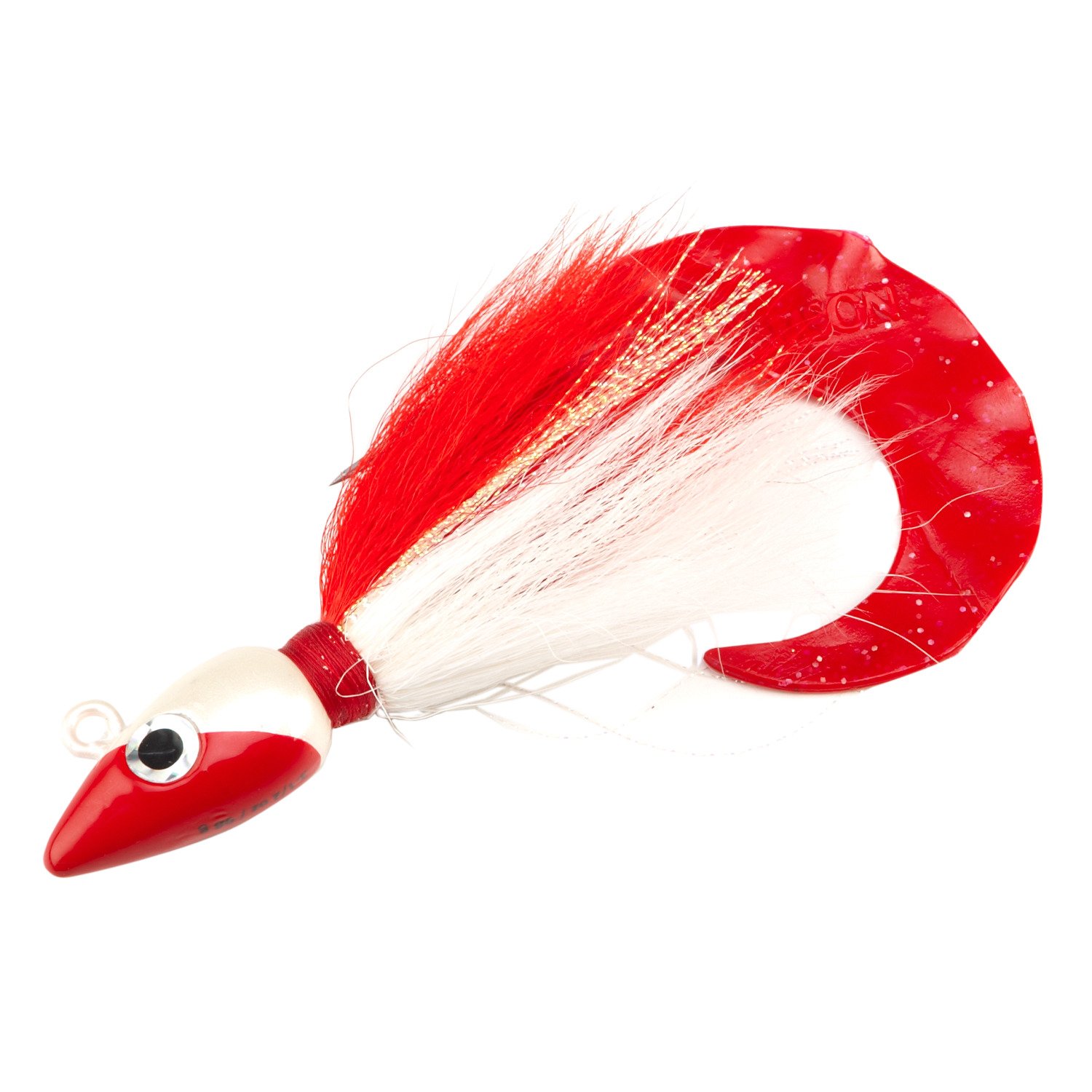 Williamson Arrow Head Red/White 3-1/2 oz Jig