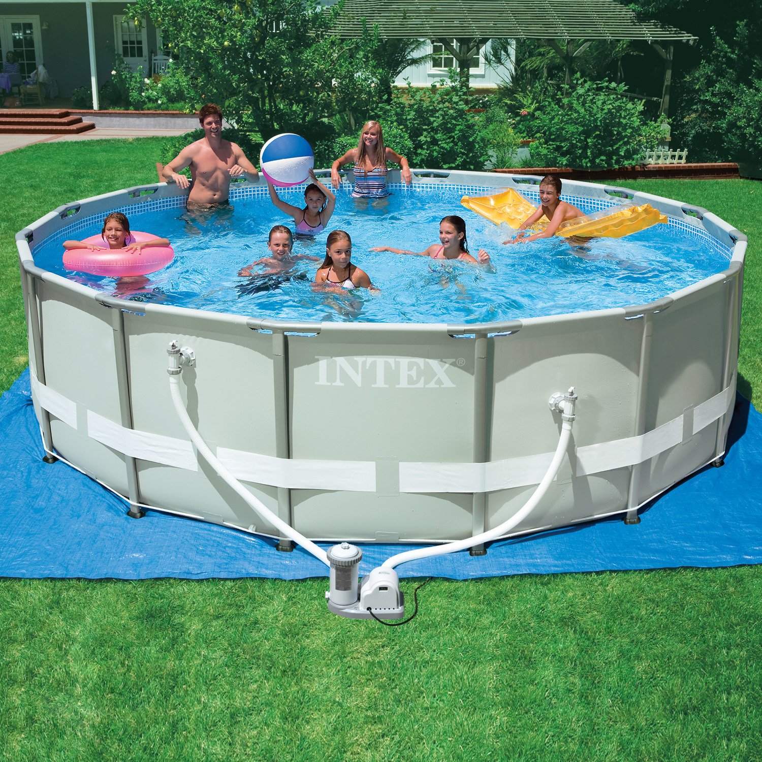 INTEX® Ultra Frame™ 16' x 48" Round Pool Set