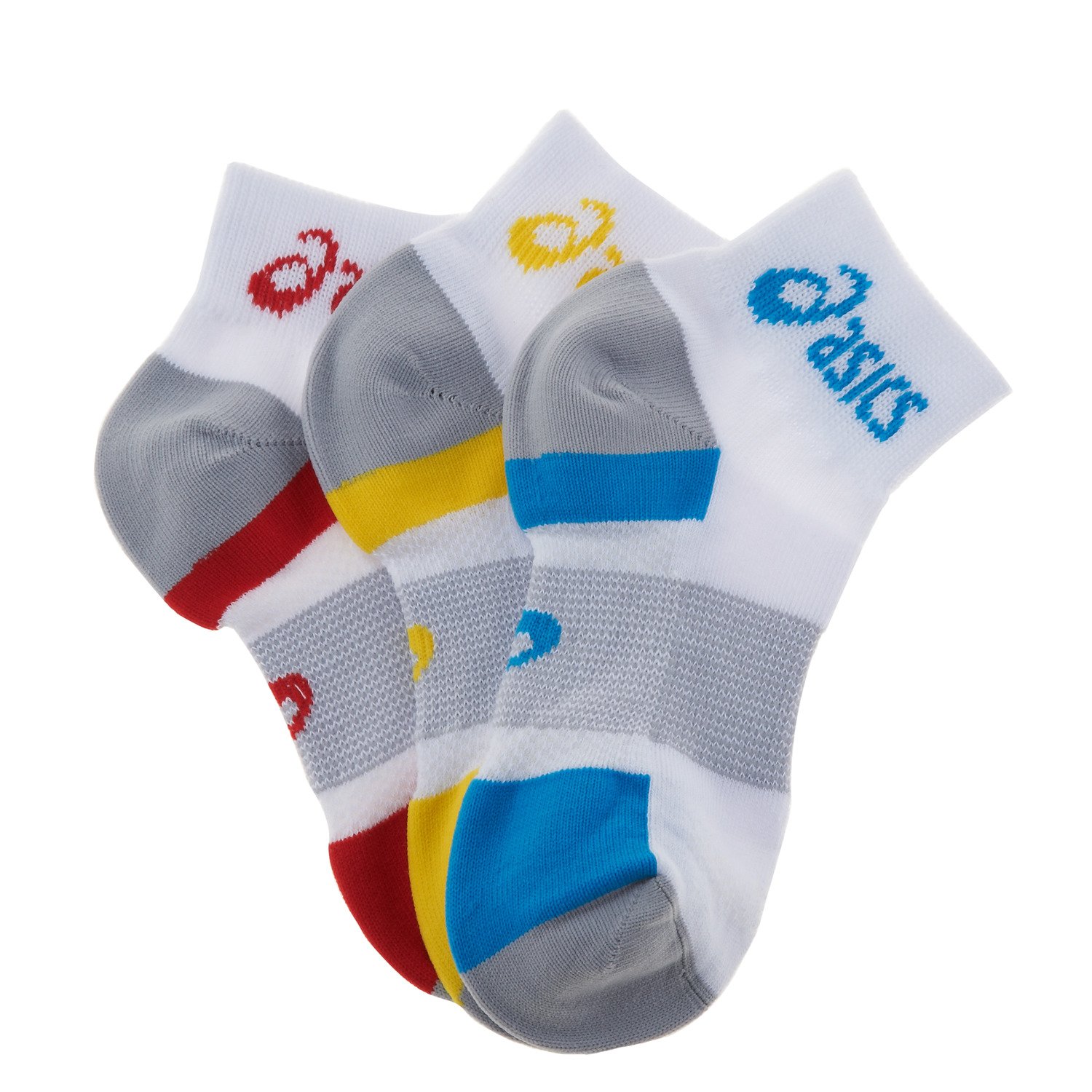 ASICS® Youth Intensity Quarter Socks 3-Pack