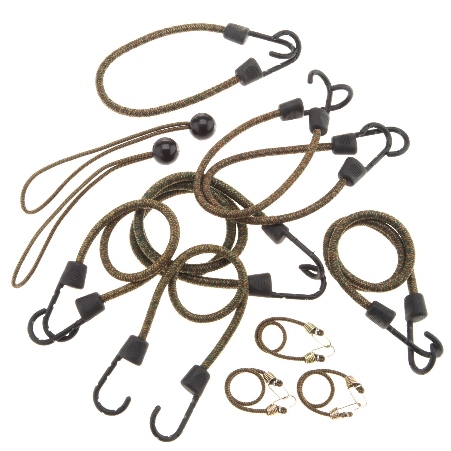 Highland Camouflage Bungee Cords 12-Pack