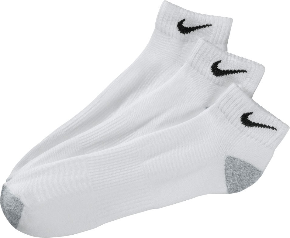 Nike Adults' Cotton Low-Cut Socks 3-Pack