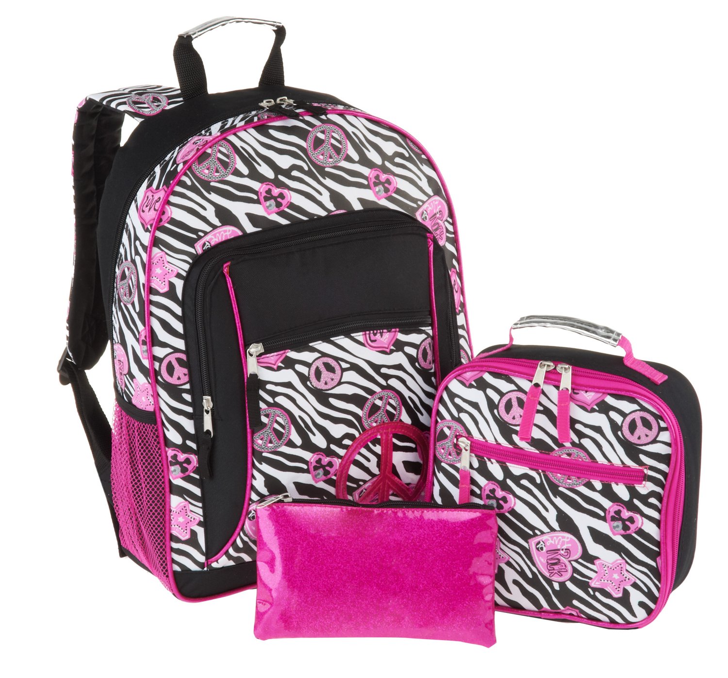 Accessories 22 Girls' Pretty N Sassy Zebra Backpack
