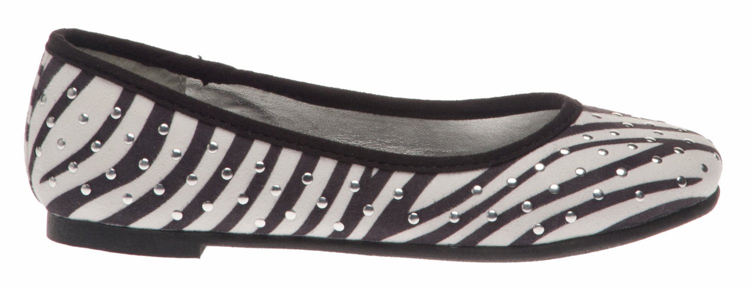 Autumn Run® Girls' Just For Girls Zebra Flat Casual Shoes