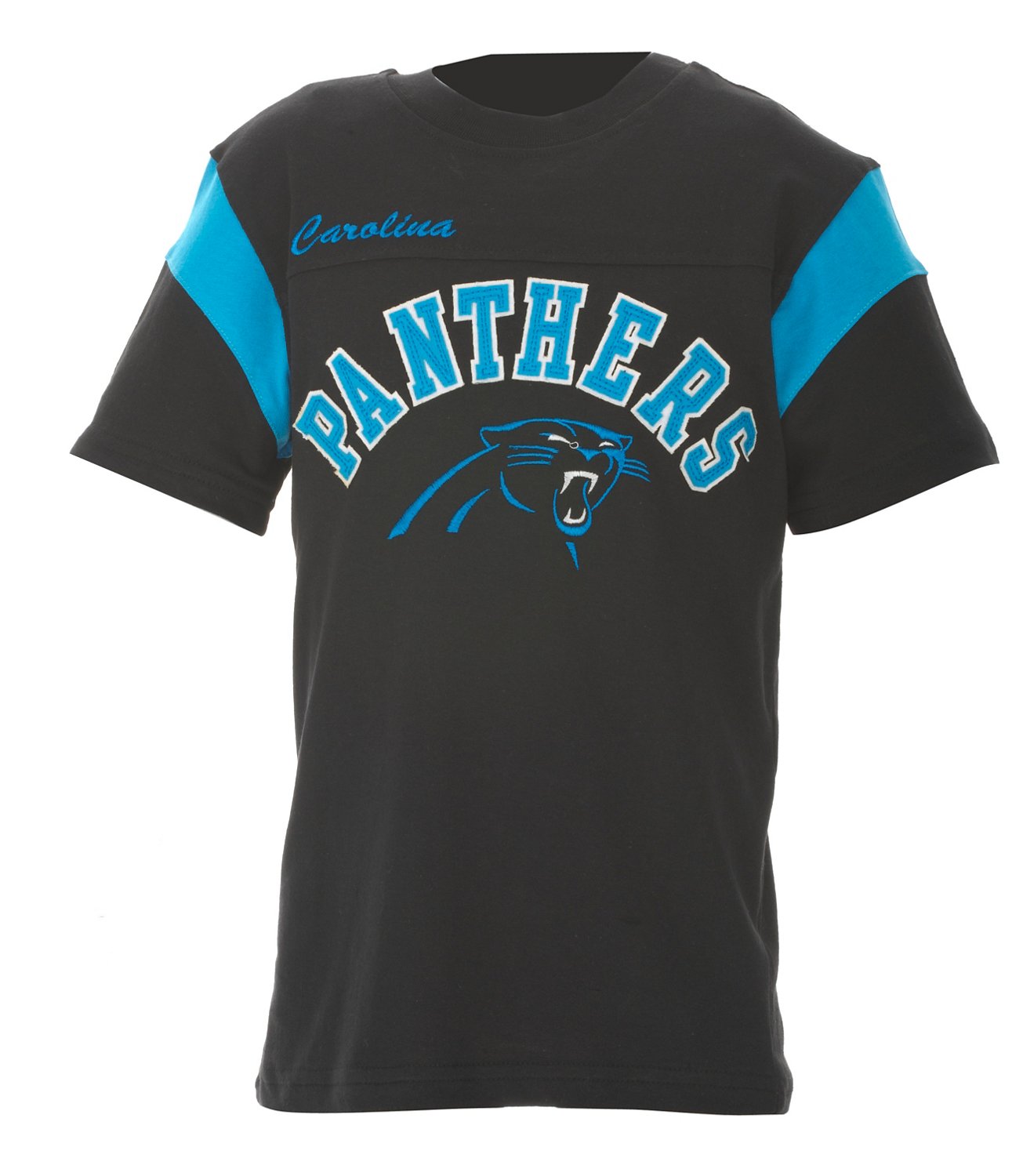 NFL Boys' Carolina Panthers Short Sleeve Block T-shirt thumbnail