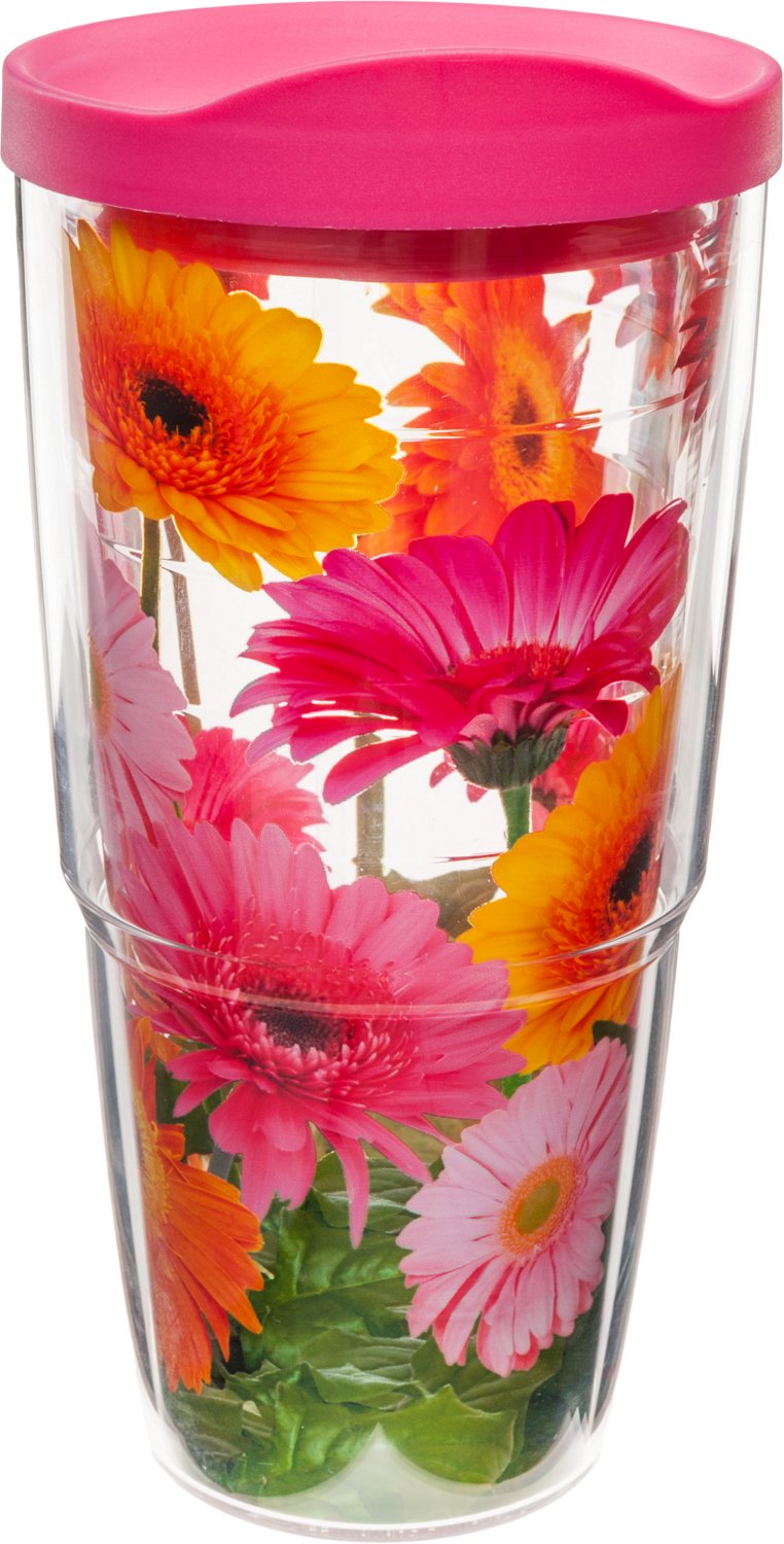 Tervis Gerbera Daisies Wrap 24 oz. Tumbler with Lid