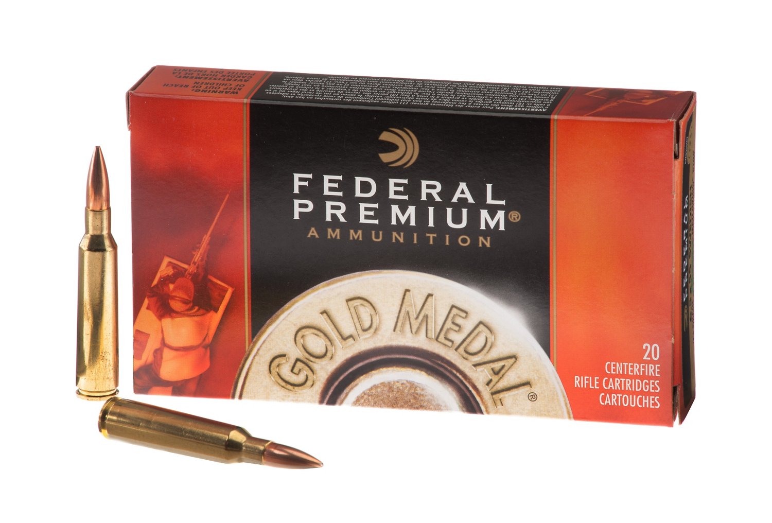 Federal Premium® Gold Medal® 6.5 x 55mm Swedish 93-Grain Centerfire Rifle Ammunition
