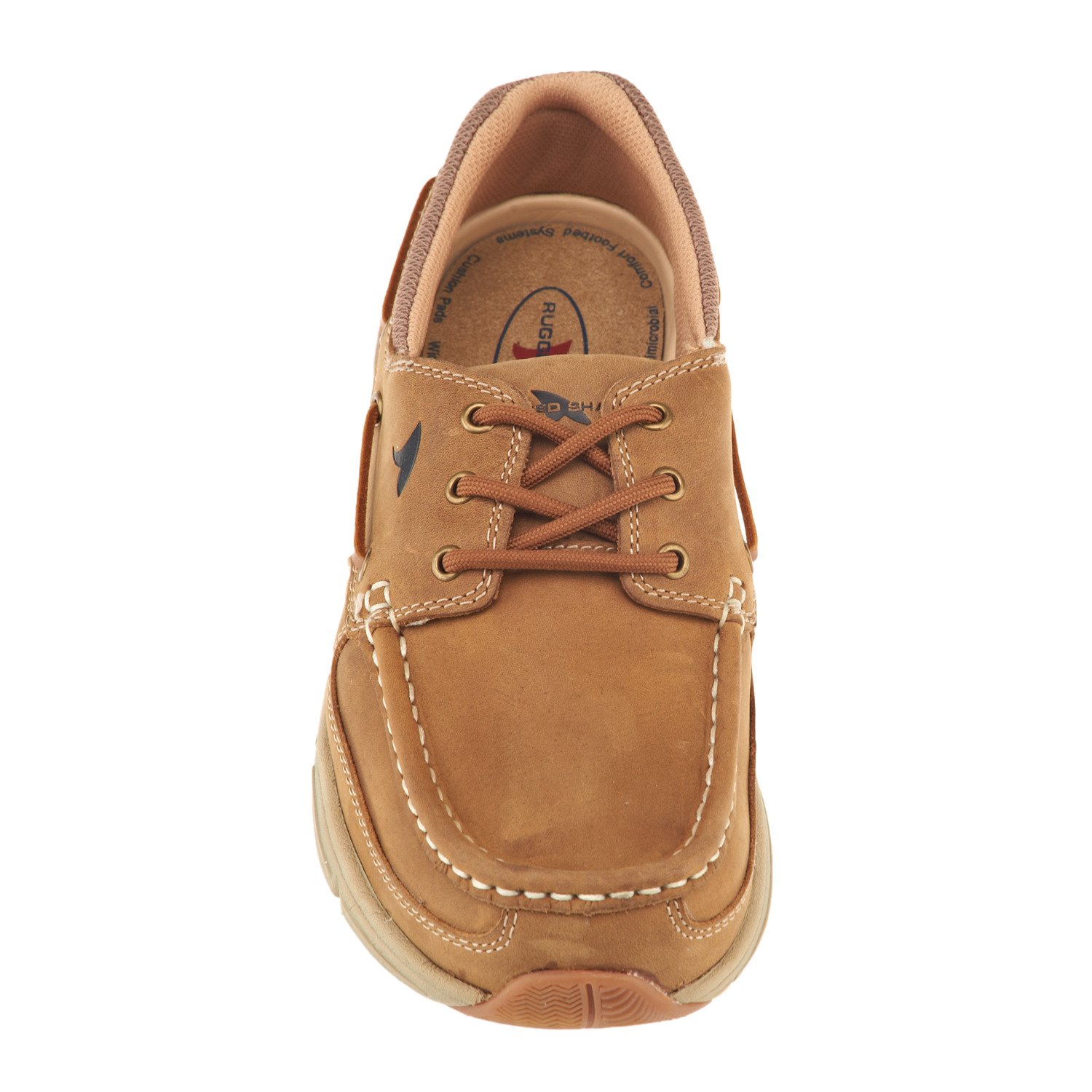 Rugged Shark Men's Hatteras 3-Eye Oxford Boat Shoes thumbnail