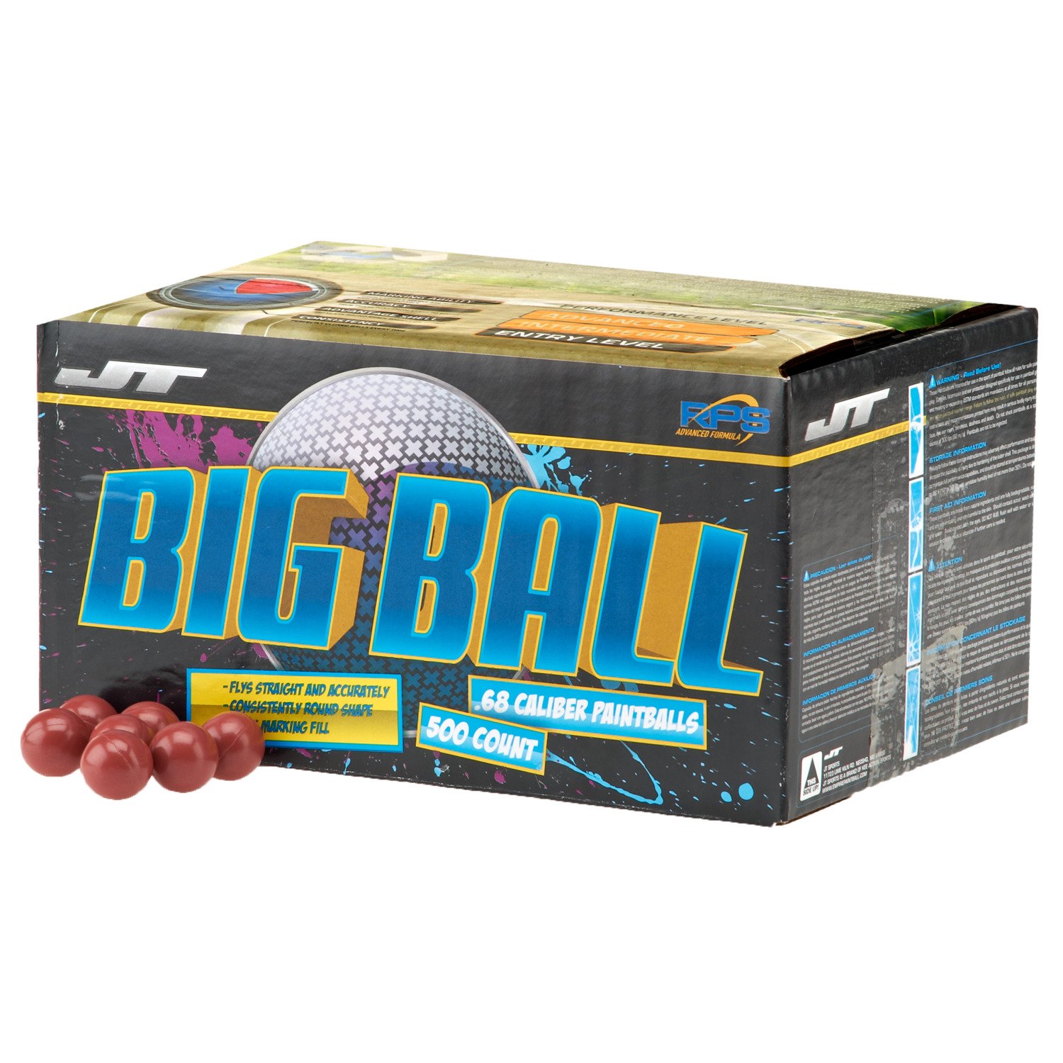 JT Sports Big Ball Paint Balls 500-Pack