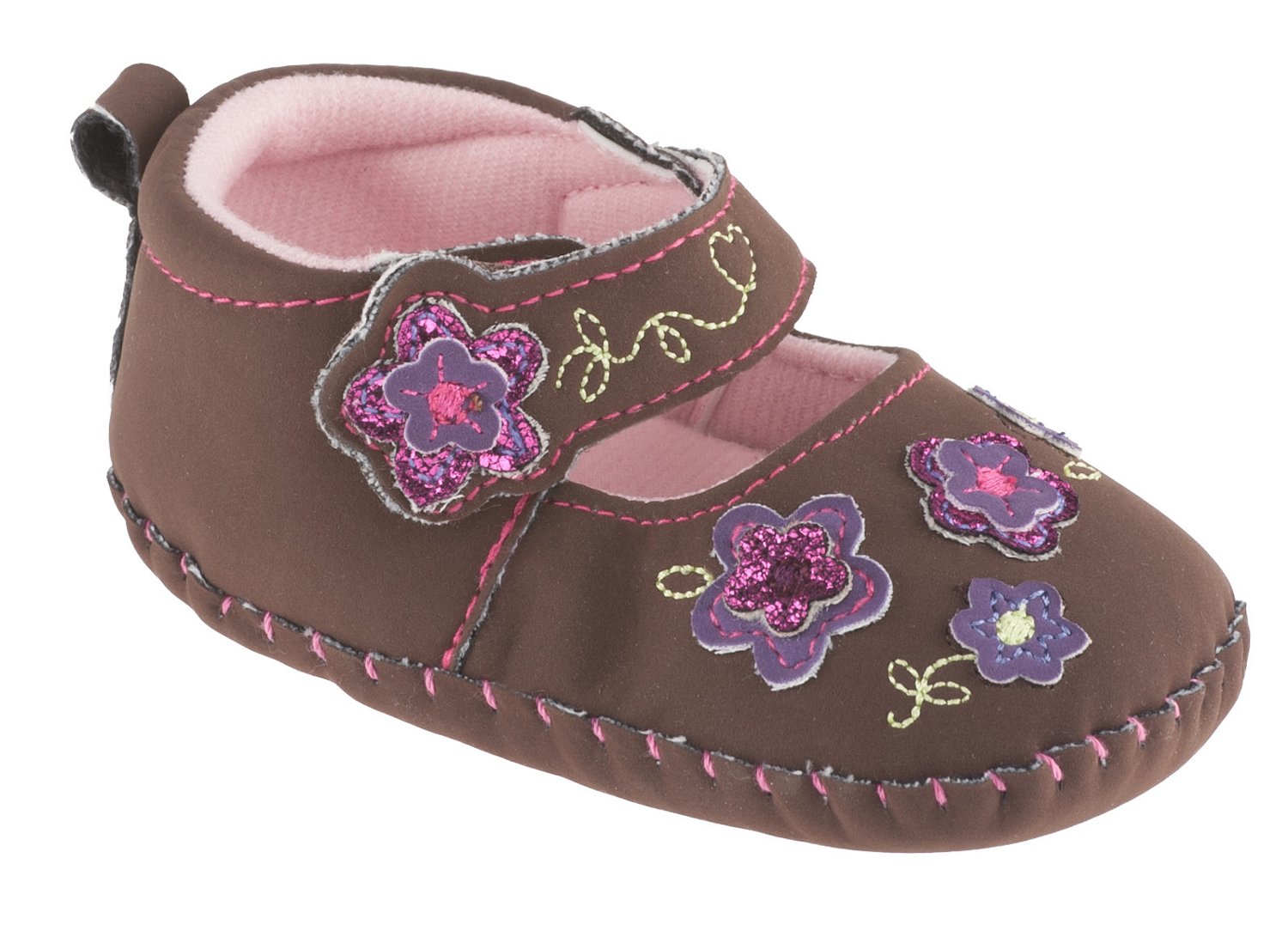 Rising Star Infant Girls' Mary Jane Crib Shoes thumbnail