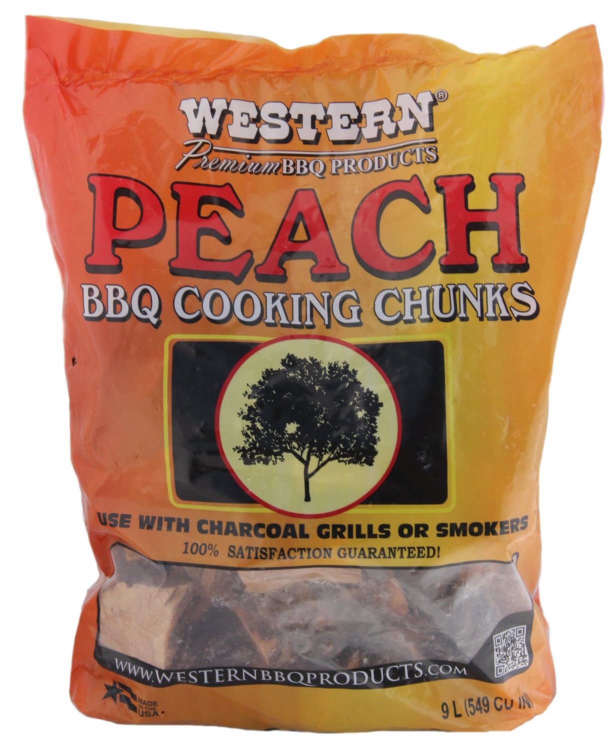 Western Peach BBQ Cooking Chunks